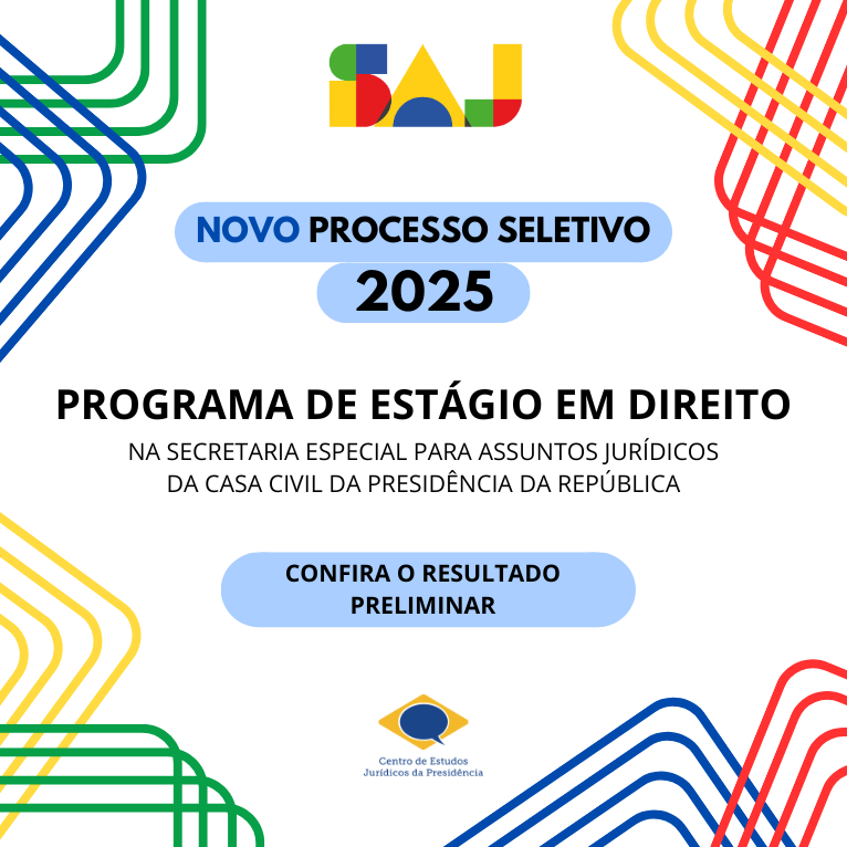 Resultado Preliminar Processo Seletivo Programa de Estágio em Direito SAJ