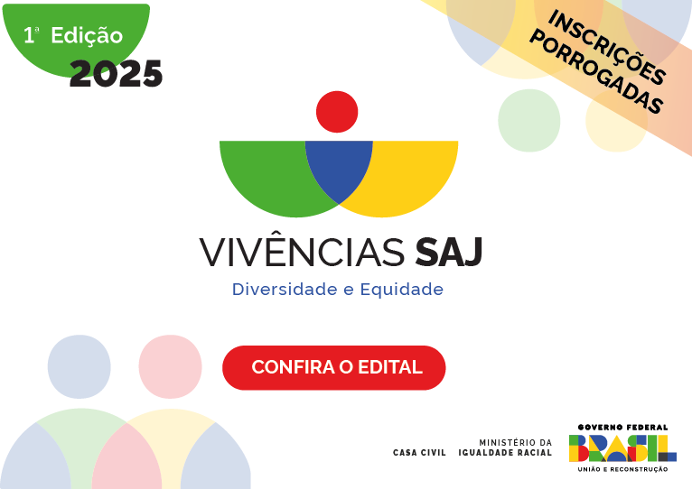 Banner home Vivências SAJ - 1ª edição