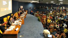 Brasil precisa capacitar juízes e magistrados em questões indígenas, antes de arbitrar causas que digam respeito a estes temas, afirmaram participantes da audiência pública em Brasília. Imagem: Ivana Diniz/Consea
