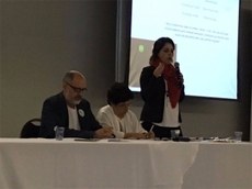 Palestrantes criticaram liberação de organismos geneticamente modificados (alimentos transgênicos), o projeto que propõe extinguir rotulagem deles (tirando o T das embalagens) e a proposta de mudar nome "agrotóxico" para "produto fitossanitário". Foto: Marcelo Torres/Consea