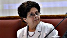 Maria Emília Pacheco abre 10º Seminário de Formação em Agroecologia nesta 3ª feira em Santa Maria, RS, cujo tema é “Alimentação e Saúde – Bases para uma Sociedade Sustentável”. Imagem: Elza Fiúza/ABR