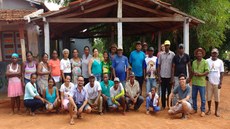 Fian avaliou, junto às comunidades, situação do Direito Humano à Alimentação e à Nutrição Adequadas (DHANA) nos locais, além de direitos como acesso à educação, saúde e cultura. Imagem: Fian Brasil 