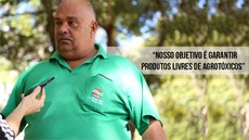 Paulo José, produtor e vendedor de orgânicos.