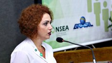 Patrícia Gentil, diretora de Educação e Integração dos Sistemas Públicos Agroalimentares do Ministério do Desenvolvimento Social e Agrário (MDSA). Imagem: Consea