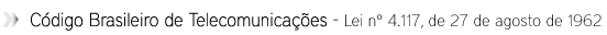 Código Brasileiro de Telecomunicações