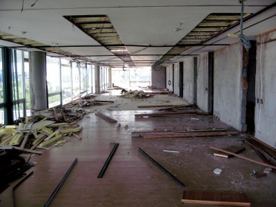 Sala sem as divisórias