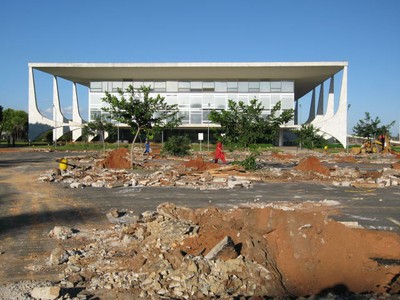 Preparação do terreno