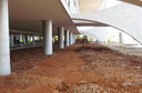 Retirada do piso externo