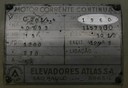 Ano de fabricação dos elevadores do Palácio