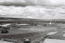 Instalação da pirmeira coluna do Palácio, 1958